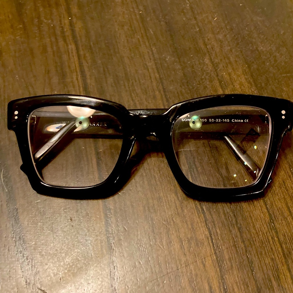 Warby Parker Black Square Glasses